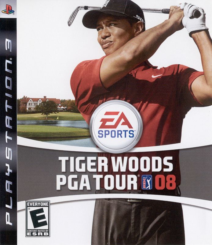 Tiger Woods PGA Tour 08 box art for Playstation 3